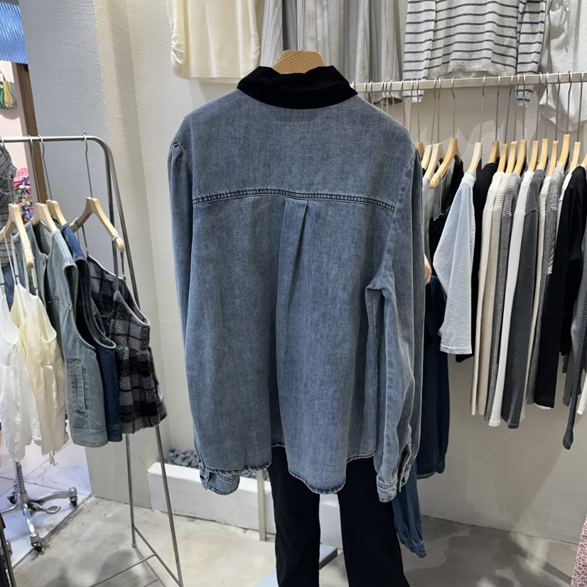 HIPTIQUE東大門實拍女士新款真品推薦26春夏襯衫蕾絲衫天鵝絨HIPTIQUE襯衫/蕾絲衫