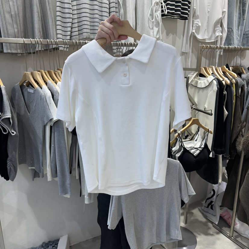 HIPTIQUE東大門實拍女士新品26春夏時尚職業休閑熱賣人氣T恤HIPTIQUET恤圖色1