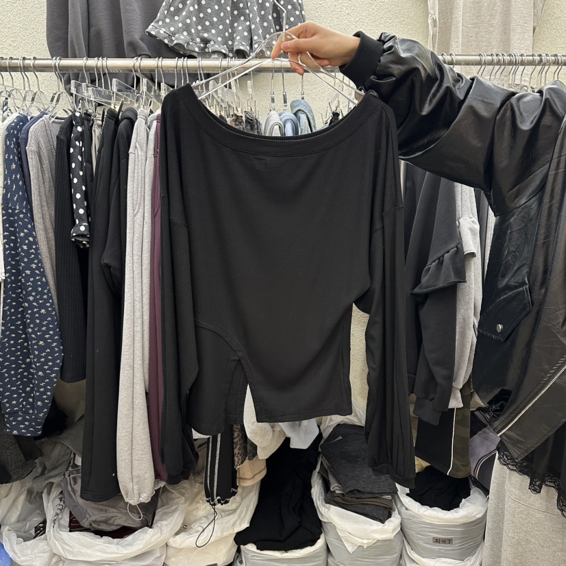 MAGOT東大門代購女裝新款人氣時尚休閑熱賣真品26春夏長袖T恤IIIΛGOT/MAGOT長袖T恤圖色2