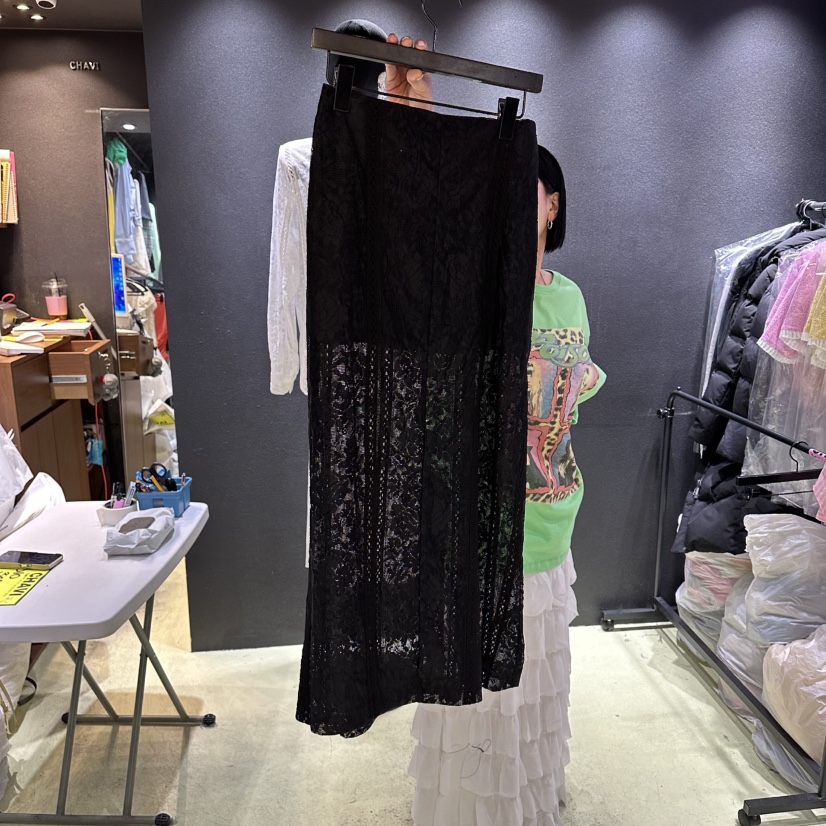 CHAVI韓國直郵女裝新款時尚人氣職業熱賣休閑26春夏推薦長裙CHAVI長裙圖色2