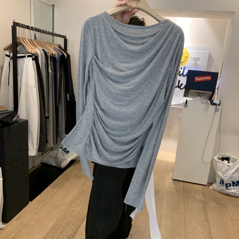 LA MAGIE FEMME韓國直郵女裝新品熱賣推薦時尚人氣長袖T恤Lamagie Femme長袖T恤圖色2