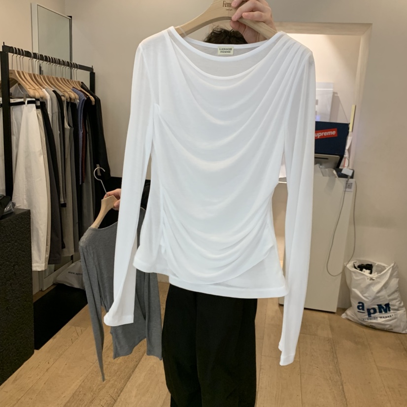 LA MAGIE FEMME韓國直郵女裝新品熱賣推薦時尚人氣長袖T恤Lamagie Femme長袖T恤圖色3