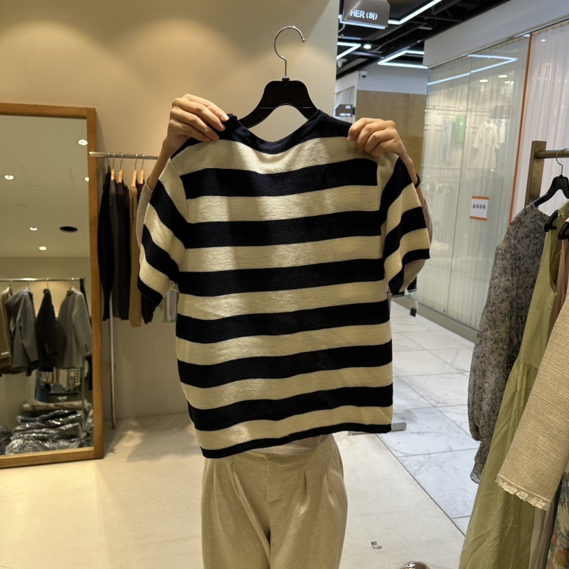 HER/PLAYLIST韓國直郵女士新品真品26春夏熱賣針織衫花朵HER/PLAYLIST針織衫