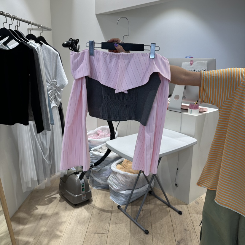 CUCUMBER韓國直郵女士新款真品熱賣人氣26春夏襯衫蕾絲衫CUCUMBER襯衫/蕾絲衫