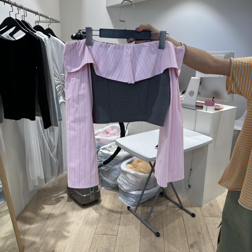 CUCUMBER韓國直郵女士新款真品熱賣人氣26春夏襯衫蕾絲衫CUCUMBER襯衫/蕾絲衫圖色2