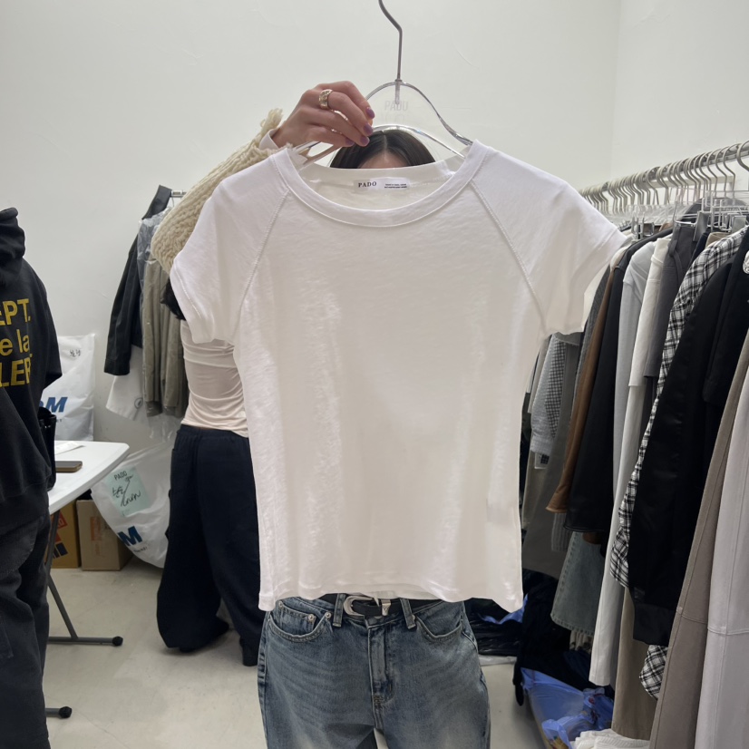 PADO韓國代購女士新品真品推薦休閑時尚熱賣人氣職業26春夏T恤PADOT恤圖色1