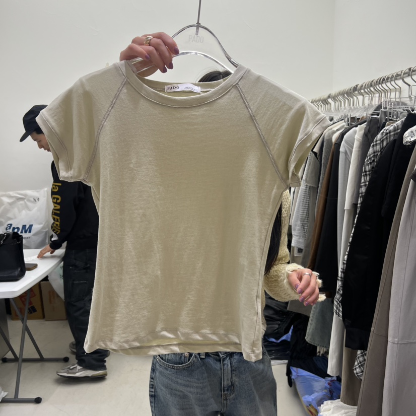 PADO韓國代購女士新品真品推薦休閑時尚熱賣人氣職業26春夏T恤PADOT恤圖色5