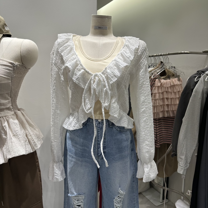 BAIE.38韓國直郵女裝新款熱賣推薦時尚真品職業襯衫蕾絲衫BAIE.38襯衫/蕾絲衫圖色1