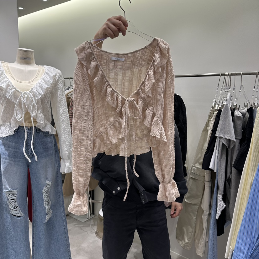 BAIE.38韓國直郵女裝新款熱賣推薦時尚真品職業襯衫蕾絲衫BAIE.38襯衫/蕾絲衫圖色2