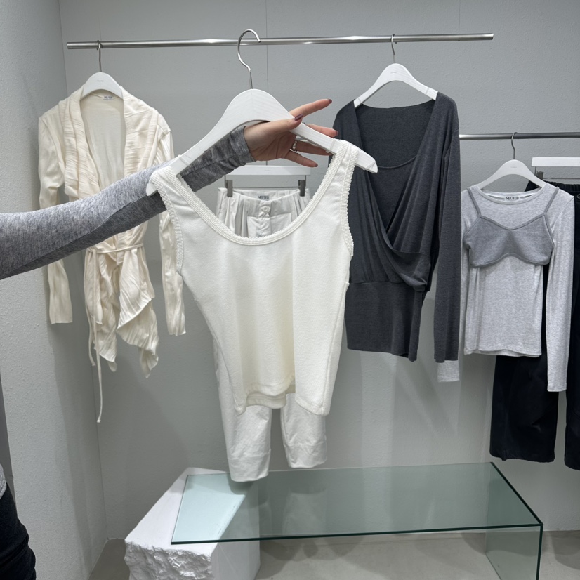 NEUTER韓國直郵女士新款休閑推薦時尚26春夏真品吊帶背心NEUTER吊帶/背心