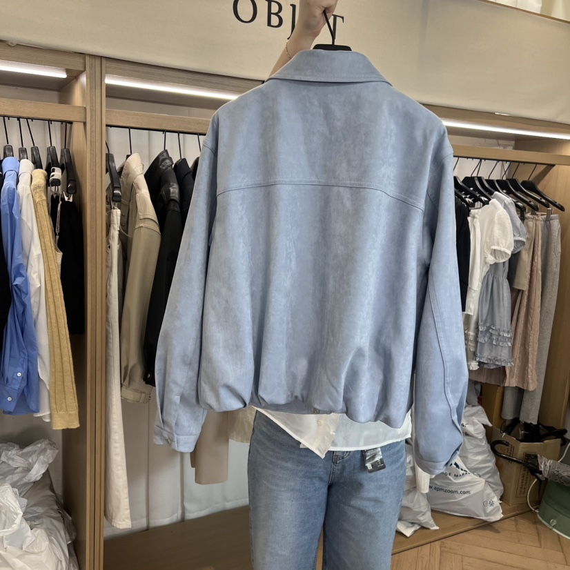 OBJET/LOVEUSU東大門實拍女裝新款熱賣休閑推薦時尚夾克OBJET/LOVEUSU夾克