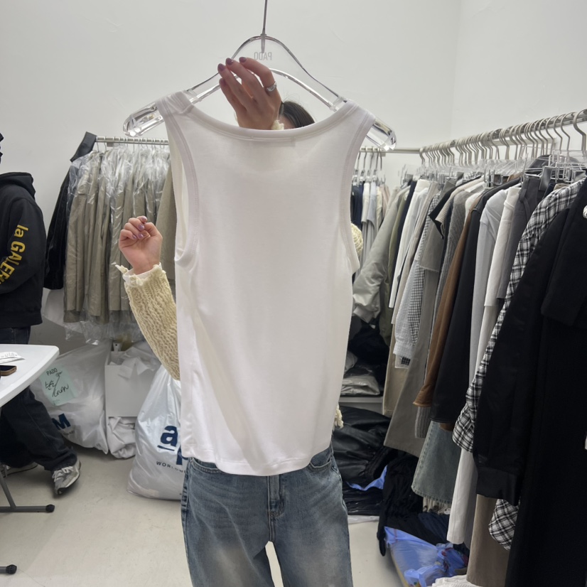 PADO東大門代購女士新款休閑26春夏熱賣時尚吊帶背心褶裥PADO吊帶/背心