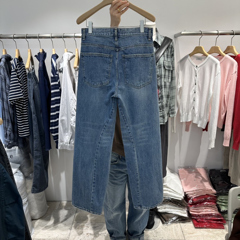 MAJDAN東大門直郵女裝新品休閑熱賣真品推薦職業人氣牛仔褲MAJDAN牛仔褲