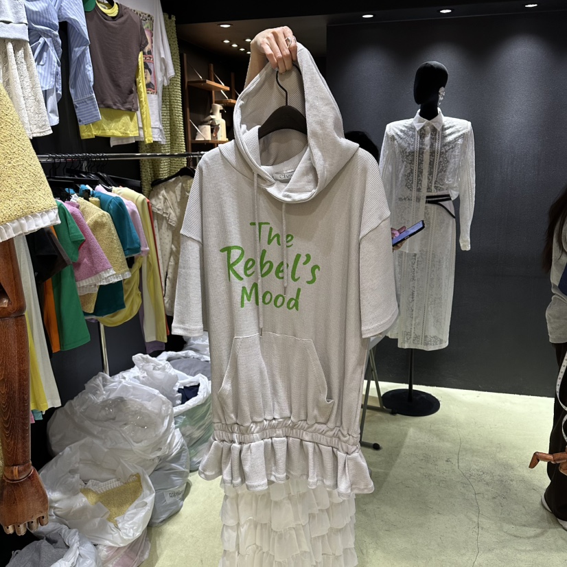 CHAVI東大門直郵女士新品休閑26春夏推薦真品熱賣時尚連衣裙CHAVI連衣裙圖色1