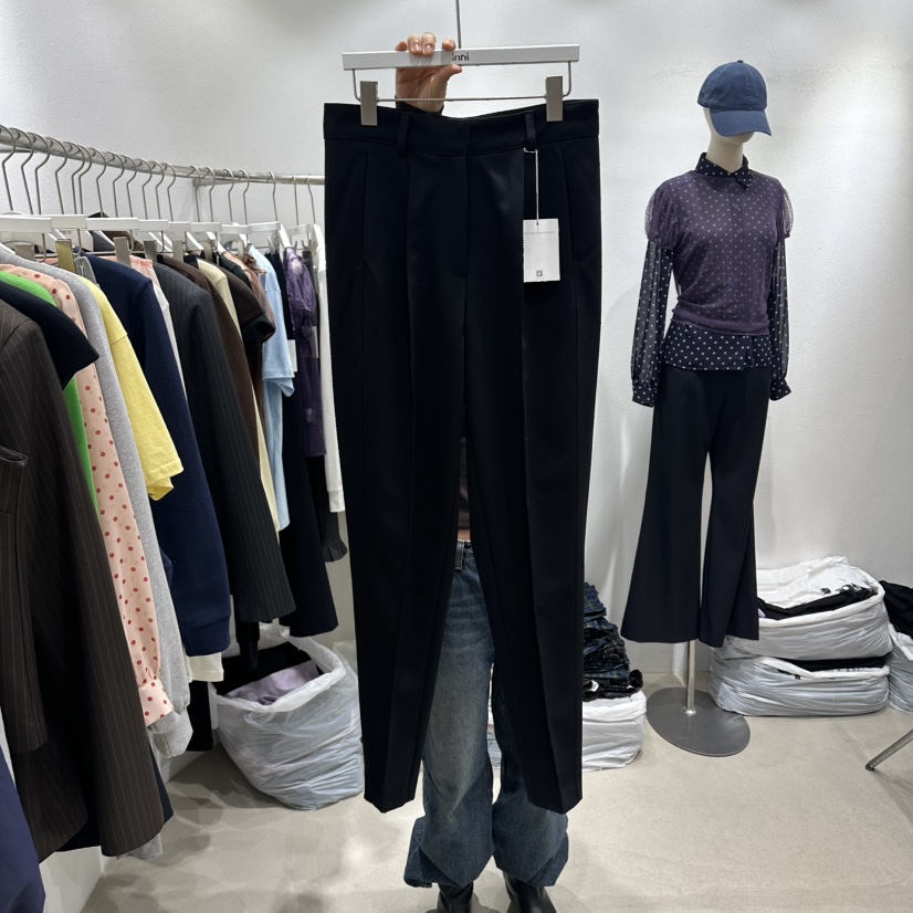 INNI韓國代購女裝新款熱賣26春夏推薦職業真品休閑休閑褲inni休閑褲圖色2