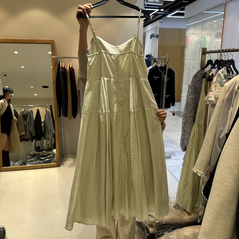 HER/PLAYLIST東大門代購女士新款時尚推薦真品26春夏連衣裙HER/PLAYLIST連衣裙