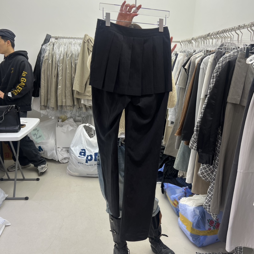 PADO韓國代購女士新品職業熱賣時尚休閑人氣真品裙褲褶裥PADO裙褲