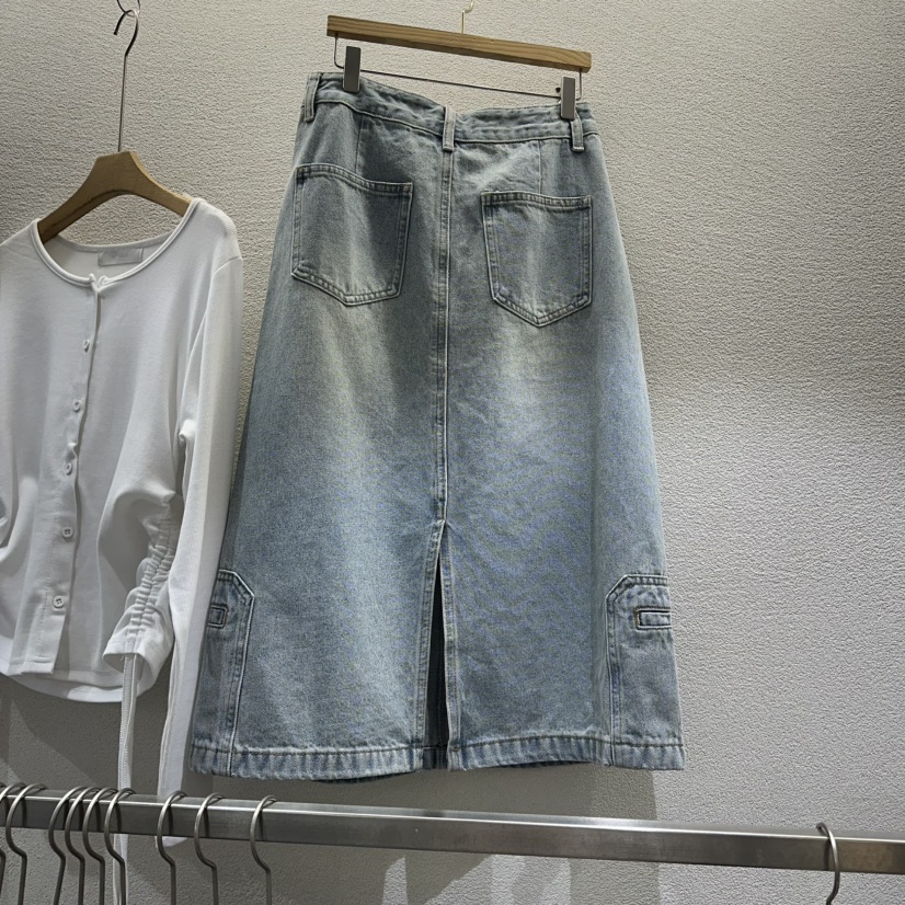 HIPTIQUE韓國直郵女裝新款推薦時尚職業真品26春夏長裙含腰帶HIPTIQUE長裙