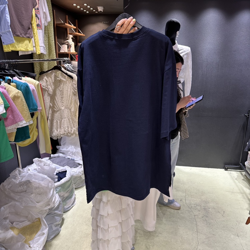 CHAVI韓國代購女士新品熱賣真品推薦職業休閑時尚26春夏T恤CHAVIT恤