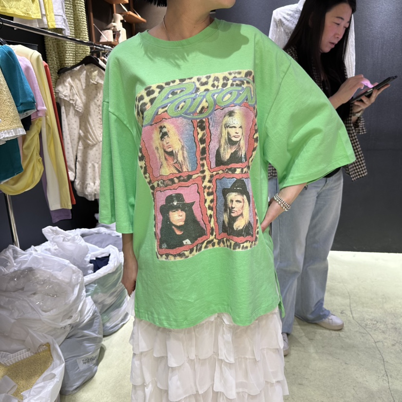 CHAVI韓國代購女士新品熱賣真品推薦職業休閑時尚26春夏T恤CHAVIT恤圖色2