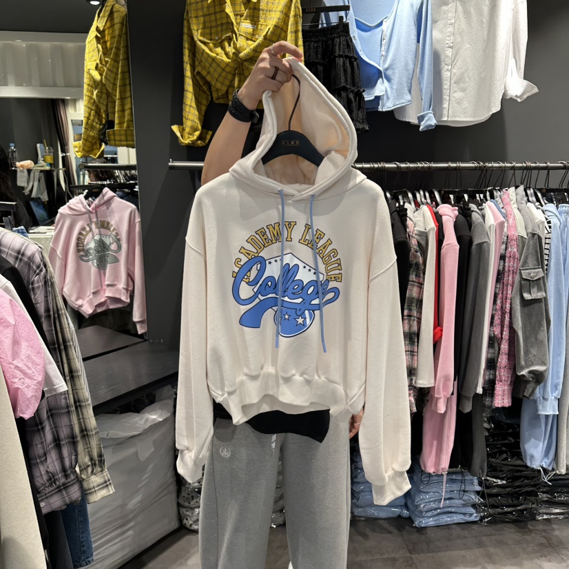 STAR-L韓國直郵女士新品推薦休閑26春夏時尚職業真品衛衣STAR-L衛衣圖色1