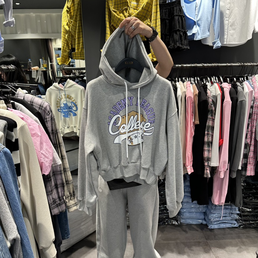 STAR-L韓國直郵女士新品推薦休閑26春夏時尚職業真品衛衣STAR-L衛衣圖色3