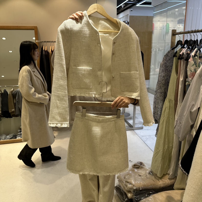 HER/PLAYLIST東大門代購女士新品熱賣時尚職業26春夏套裝套裝HER/PLAYLIST套裝圖色1