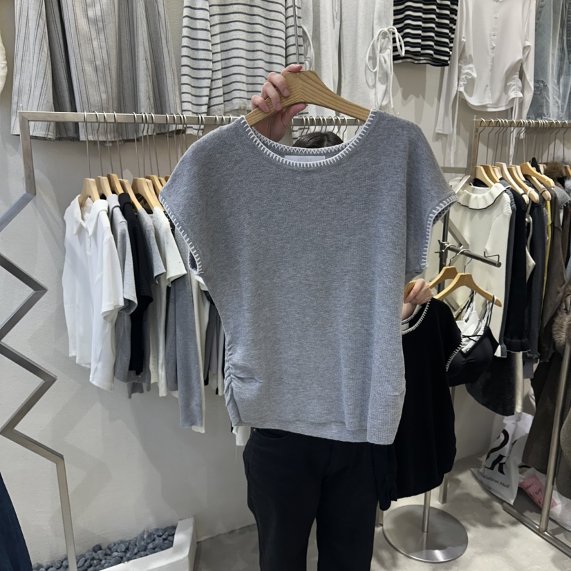 HIPTIQUE東大門代購女裝新款26春夏休閑職業熱賣人氣推薦T恤HIPTIQUET恤圖色2