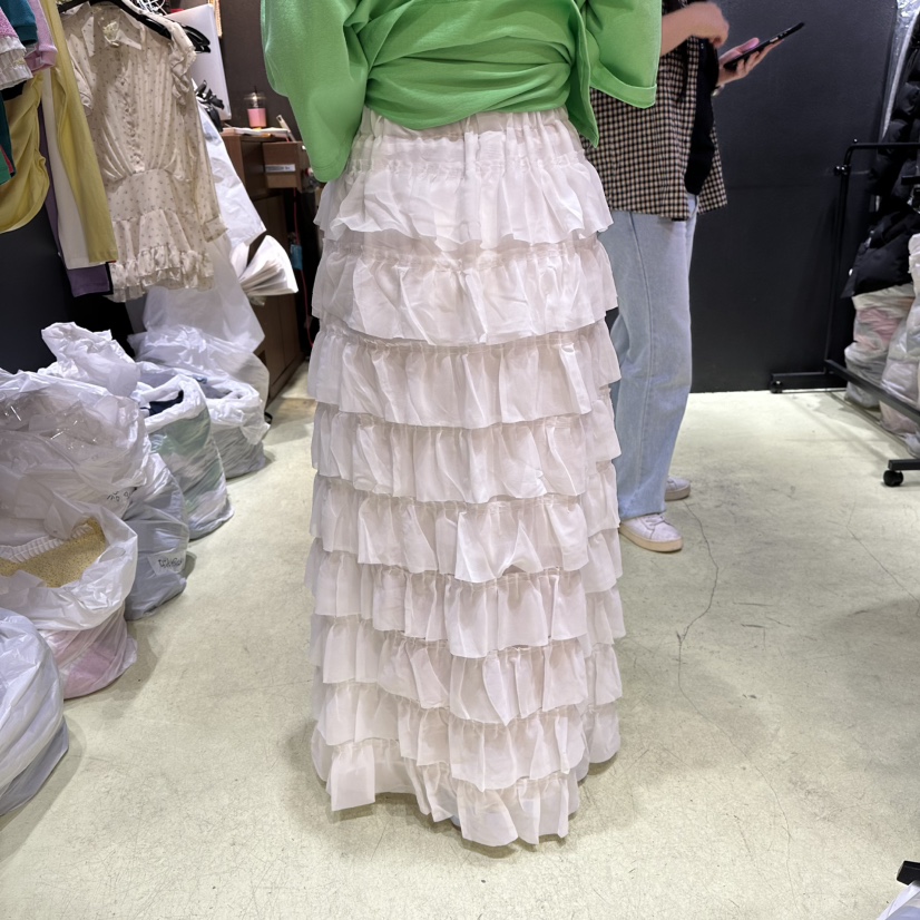 CHAVI東大門代購女裝新品時尚真品人氣26春夏推薦長裙雪紡CHAVI長裙