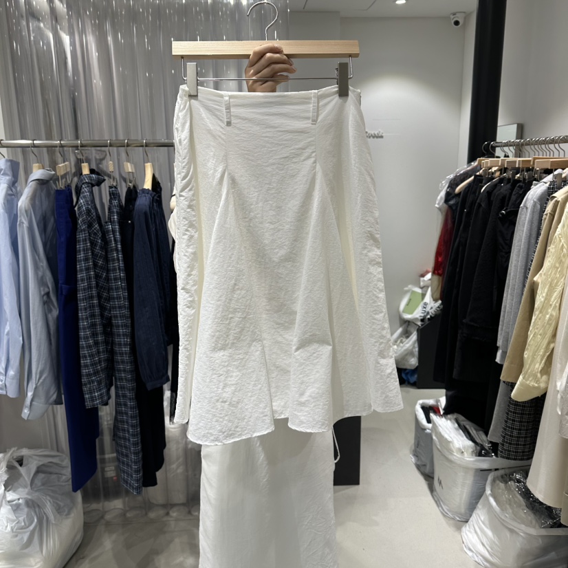 GREEK韓國直郵女裝新品人氣推薦真品熱賣26春夏休閑長裙尼龍GREEK長裙圖色1