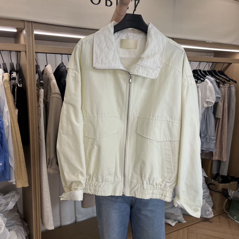 OBJET/LOVEUSU東大門直郵女裝新款26春夏休閑人氣熱賣夾克OBJET/LOVEUSU夾克圖色1