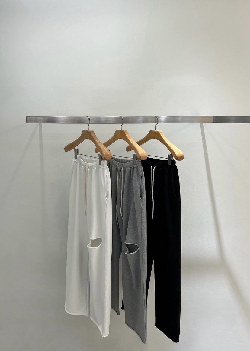 ONESTASTE韓國代購女士新款時尚熱賣26春夏職業休閑褲鏤空TASTE/ONESTASTE休閑褲