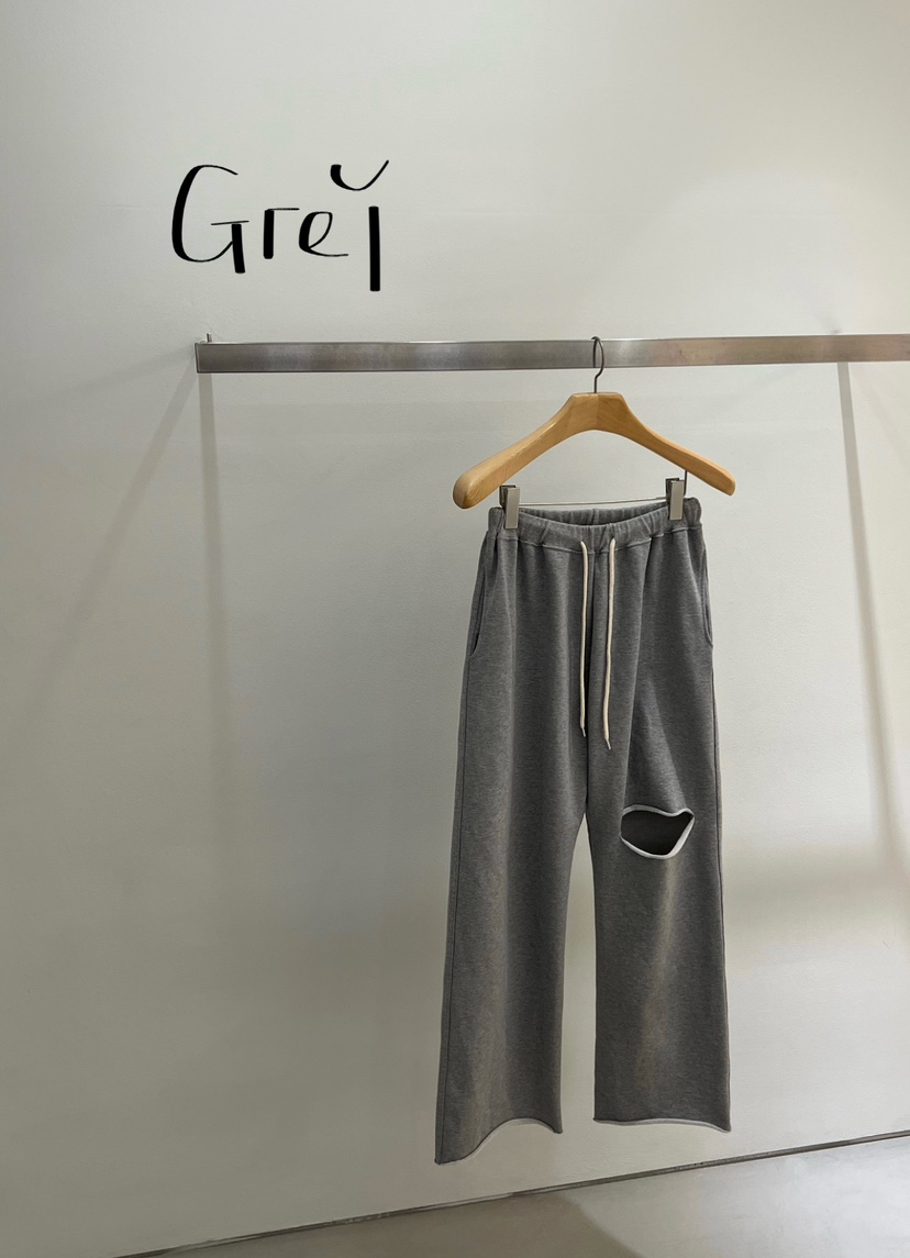 ONESTASTE韓國代購女士新款時尚熱賣26春夏職業休閑褲鏤空TASTE/ONESTASTE休閑褲圖色1