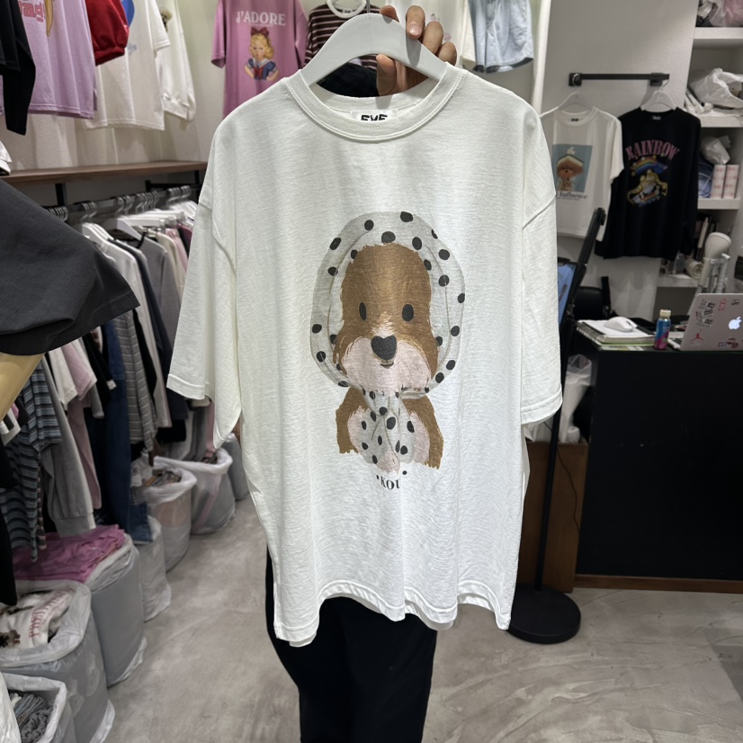 EVE東大門實拍女士新款真品推薦職業人氣休閑26春夏時尚T恤EVET恤圖色1