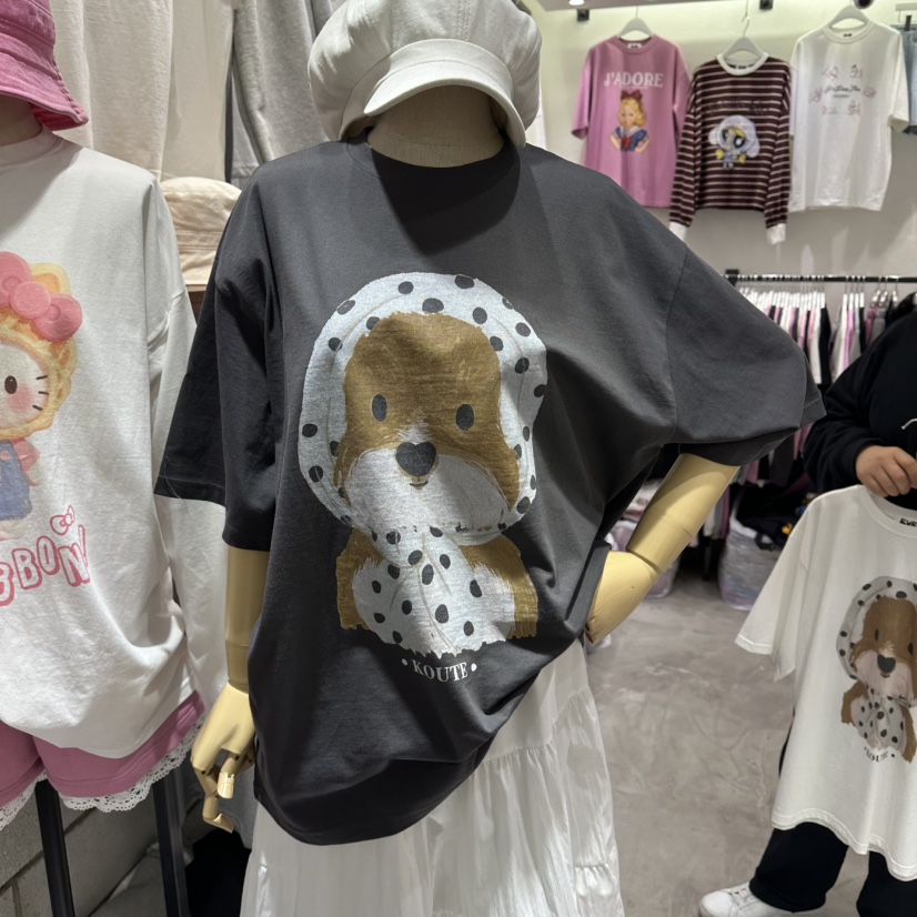 EVE東大門實拍女士新款真品推薦職業人氣休閑26春夏時尚T恤EVET恤圖色2