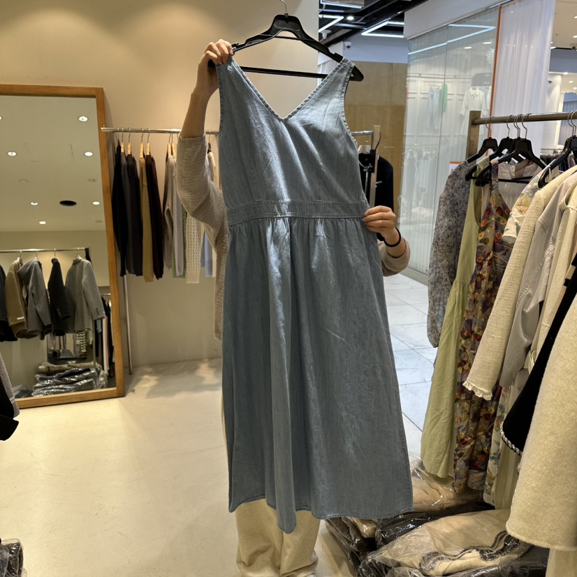 HER/PLAYLIST韓國代購女士新品時尚休閑職業人氣26春夏連衣裙HER/PLAYLIST連衣裙圖色1