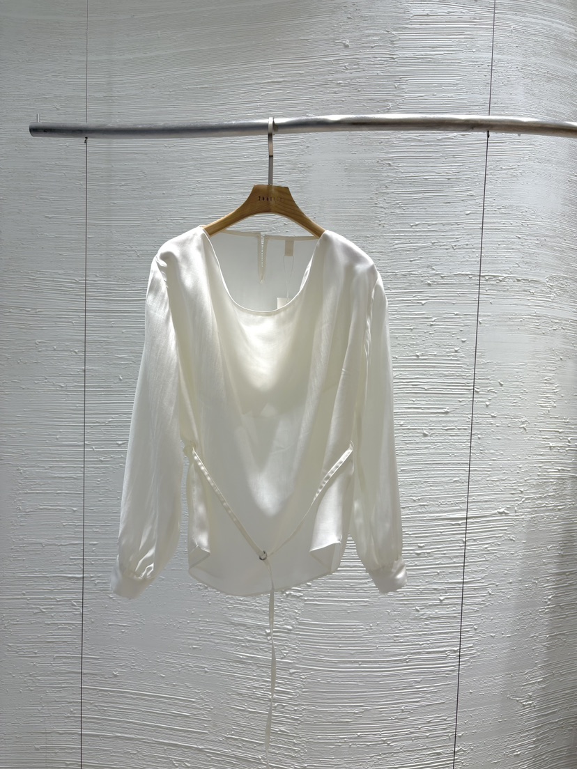 2BOTTLE/AUNNAR韓國直郵女士新品真品熱賣襯衫蕾絲衫含腰帶2BOTTLE/AUNNAR襯衫/蕾絲衫圖色1