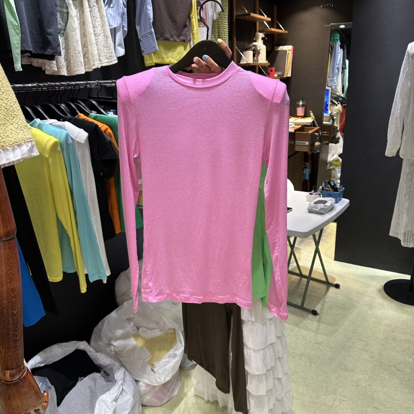 CHAVI東大門實拍女士新款職業真品時尚推薦熱賣休閑長袖T恤CHAVI長袖T恤圖色4