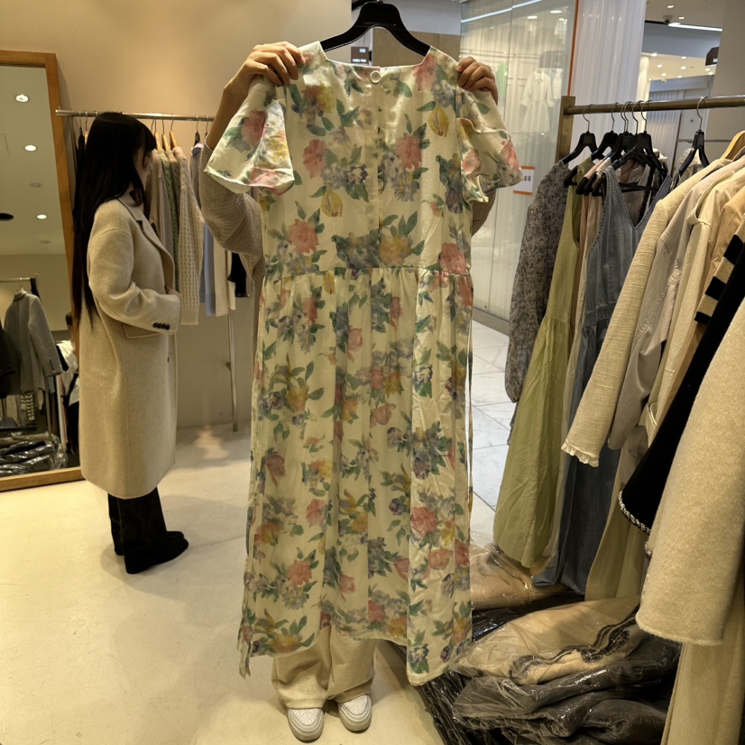 HER/PLAYLIST東大門代購女士新款26春夏職業真品人氣連衣裙HER/PLAYLIST連衣裙