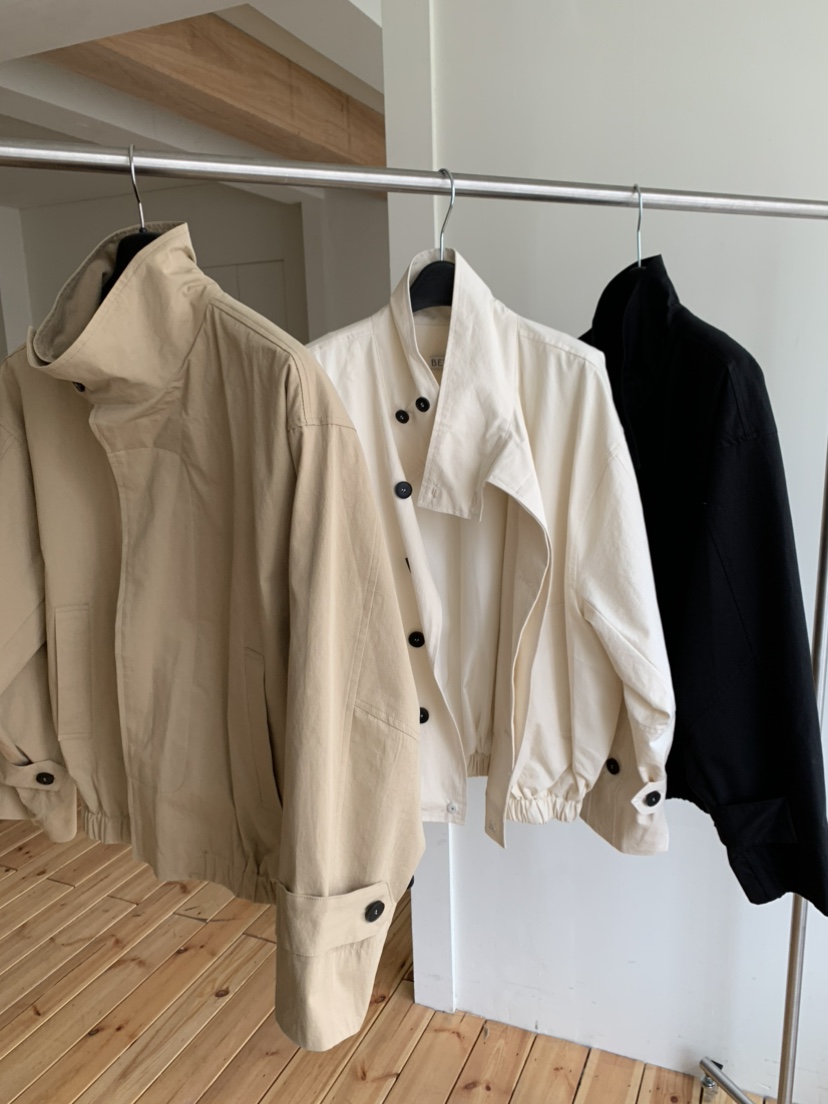 BETONE韓國代購女士新品真品休閑職業時尚推薦夾克高領棉質BETONE夾克