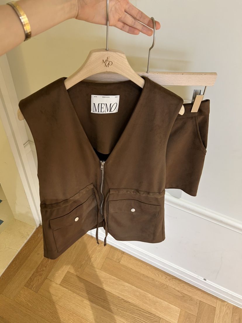 ME MO韓國直郵女士新款職業休閑真品熱賣人氣推薦26春夏馬甲ME MO馬甲