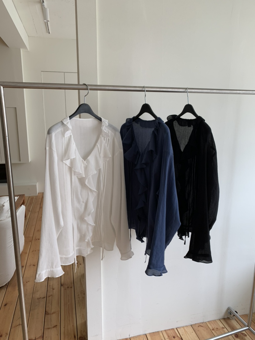 BETONE韓國代購女士新款26春夏推薦時尚真品休閑襯衫蕾絲衫BETONE襯衫/蕾絲衫