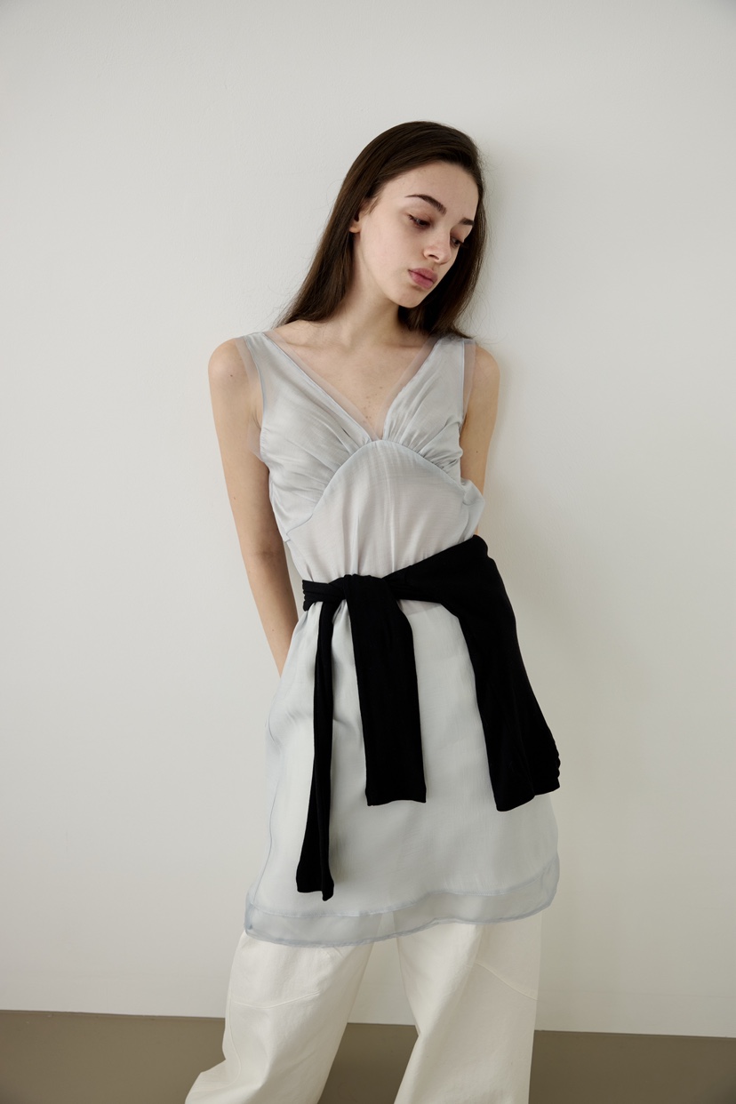 ME MO東大門直郵女裝新品真品職業休閑時尚推薦連衣裙透視ME MO連衣裙