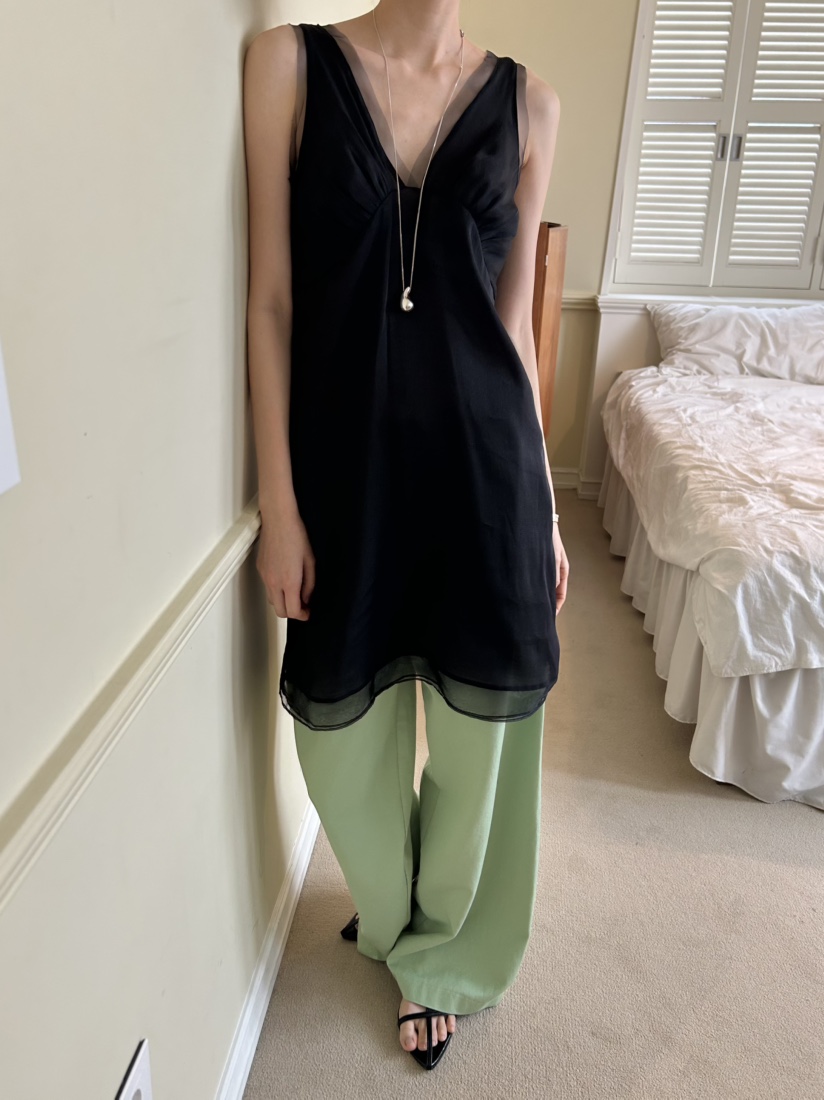 ME MO東大門直郵女裝新品真品職業休閑時尚推薦連衣裙透視ME MO連衣裙圖色2