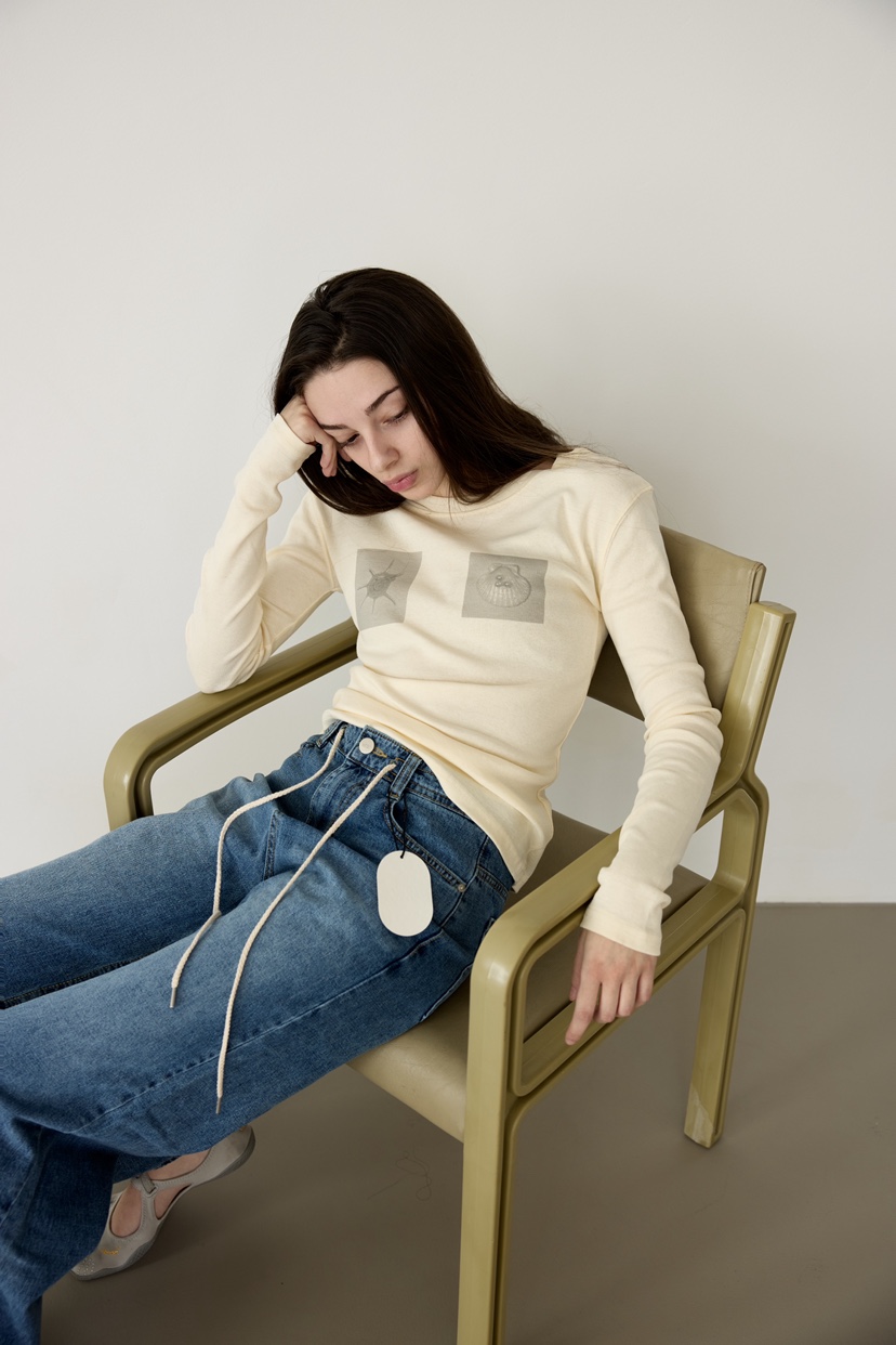 ME MO東大門代購女士新款推薦26春夏時尚熱賣真品長袖T恤ME MO長袖T恤