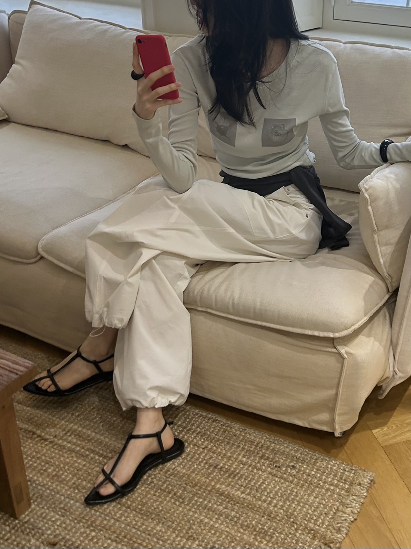 ME MO東大門代購女士新款推薦26春夏時尚熱賣真品長袖T恤ME MO長袖T恤