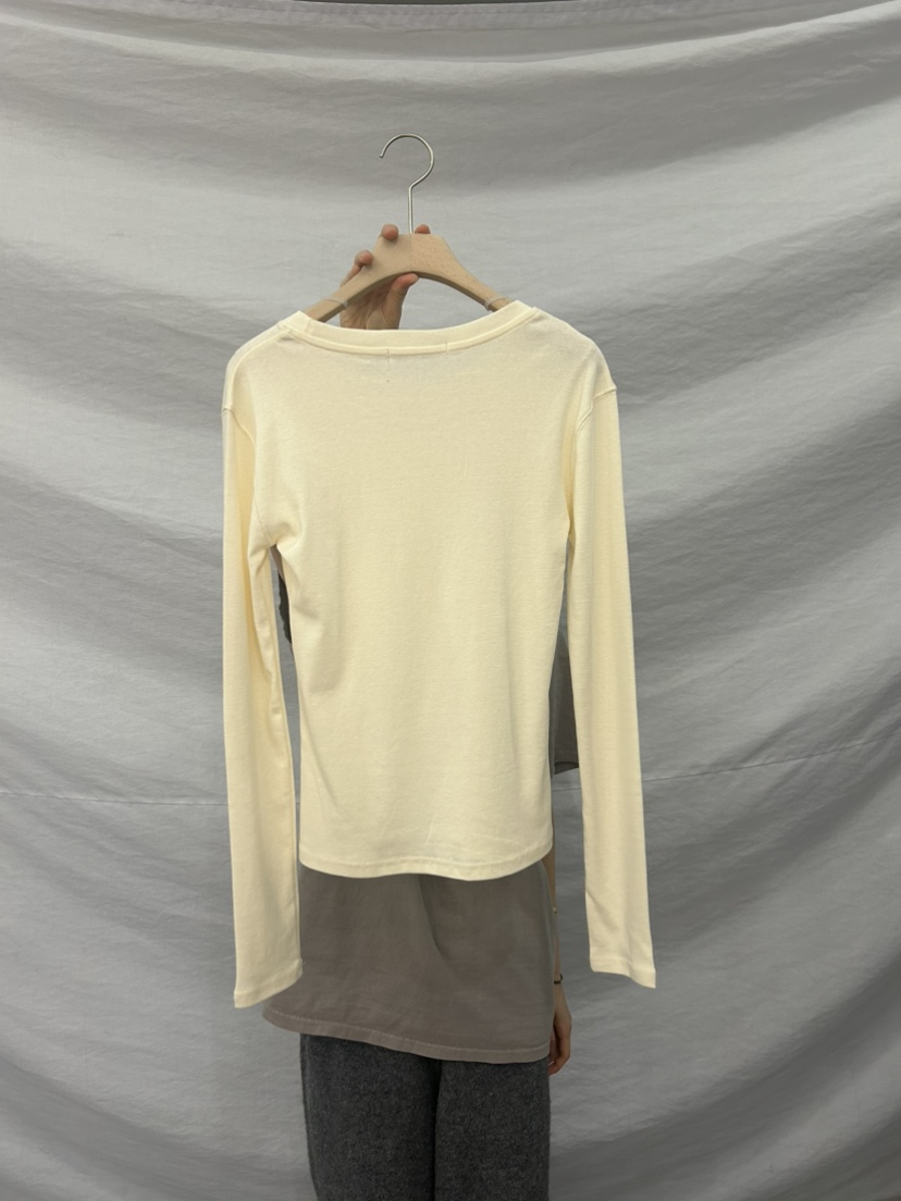 ME MO東大門代購女士新款推薦26春夏時尚熱賣真品長袖T恤ME MO長袖T恤