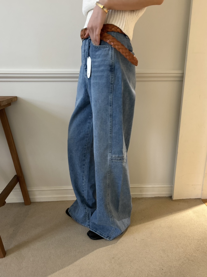 ME MO東大門直郵女士新品熱賣真品時尚推薦人氣26春夏牛仔褲ME MO牛仔褲