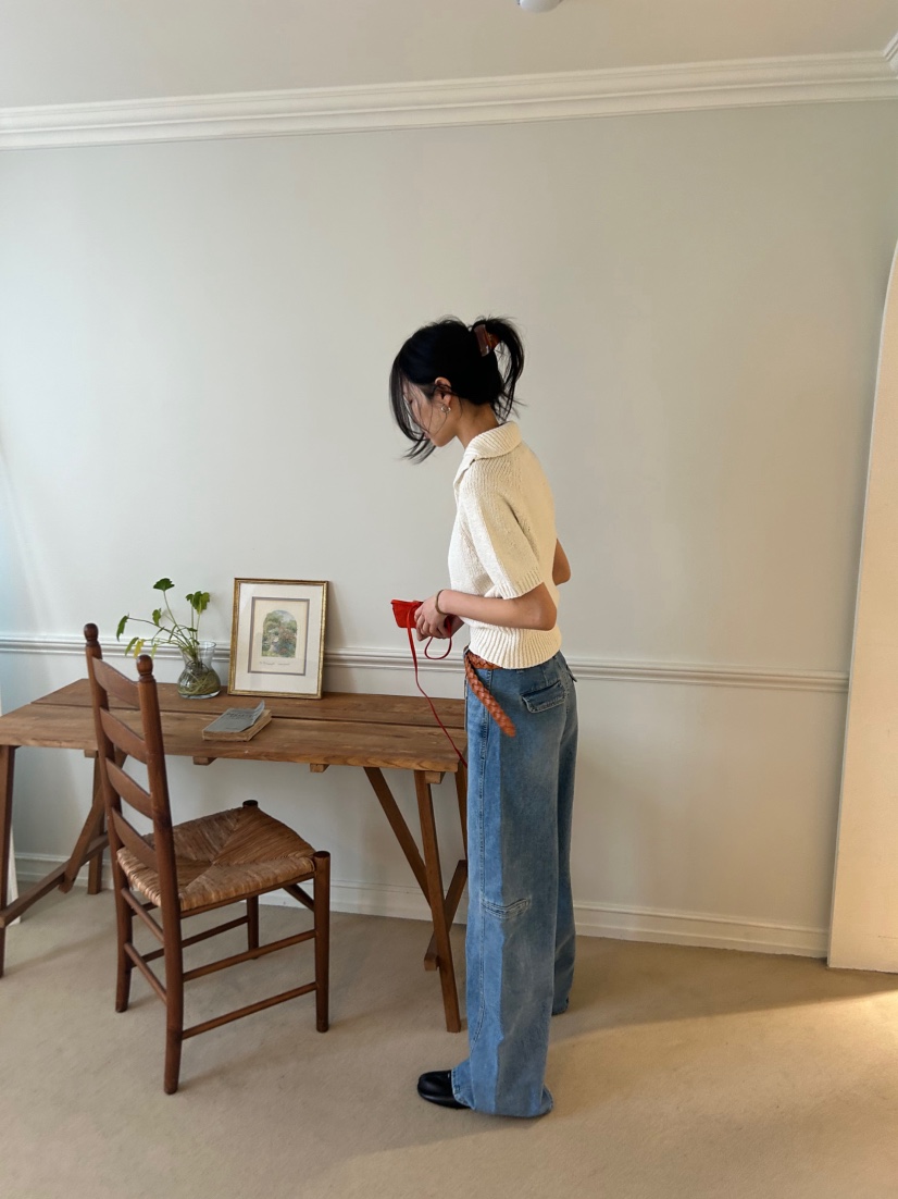 ME MO東大門直郵女士新品熱賣真品時尚推薦人氣26春夏牛仔褲ME MO牛仔褲