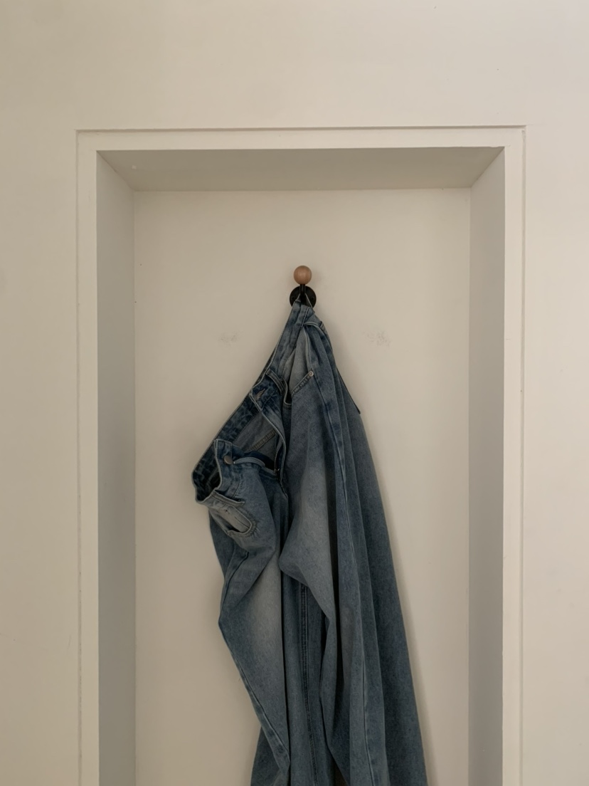 BETONE東大門代購女裝新品休閑推薦時尚職業26春夏牛仔褲褶裥BETONE牛仔褲